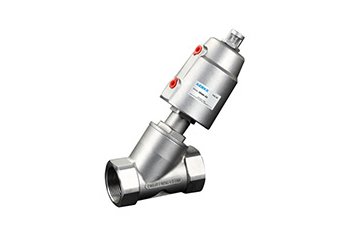 Pneumatic Angle Seat Valve (Stainless Steel Actuator)